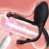 Silicone Dual Cock Ring Delay Ejaculation For Men Couple Sexual Toy Adult Sex Lock Men's Ring Penis Enlargement Erection Product