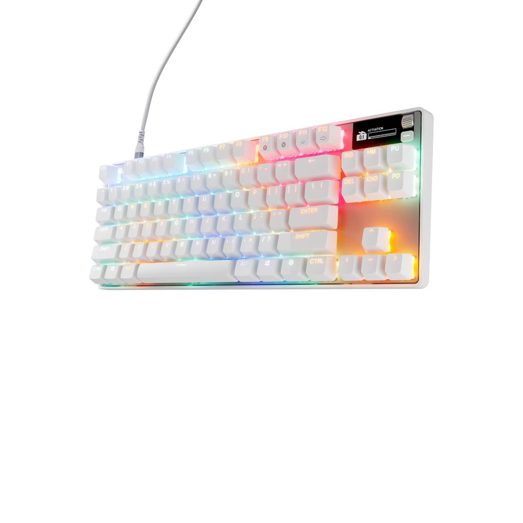 SteelSeries Teclado Apex Pro TKL Gen 3 (blanco) (EE. UU.)