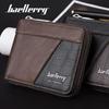 Wallet Men's Short Style European American Retro Multifunctional Anti-theft Brush Zipper Coin Purse