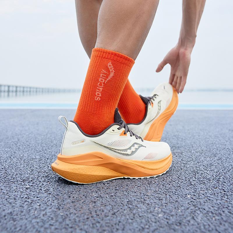 Saucony Stability Comfortable Running Shoes Synthetic Leather TPU Non-Slip Wear-Resistant Support Low-Top Running Shoes Men running shoes S28225-1