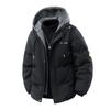 Men's Hooded Cotton Coat Winter 2025 - Thick Faux Two-Piece Warm Jacket