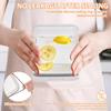 2Pcs Airtight Food Storage Container Set with Spoons 2L Cereal Dispenser Grain Tank Moisture-Proof Mold Proof Kitchen Sealed Jar