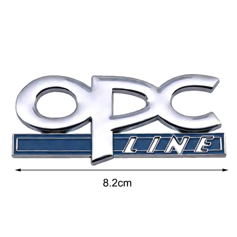 3D Metal OPC Line Car Sticker For Opel, Buick, New Regal Car Modification Parts