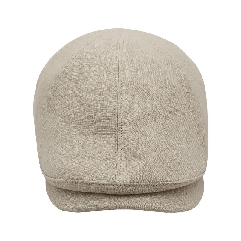 Retro linen casual versatile forward hat men's cap women's beret newsboy painter hat new