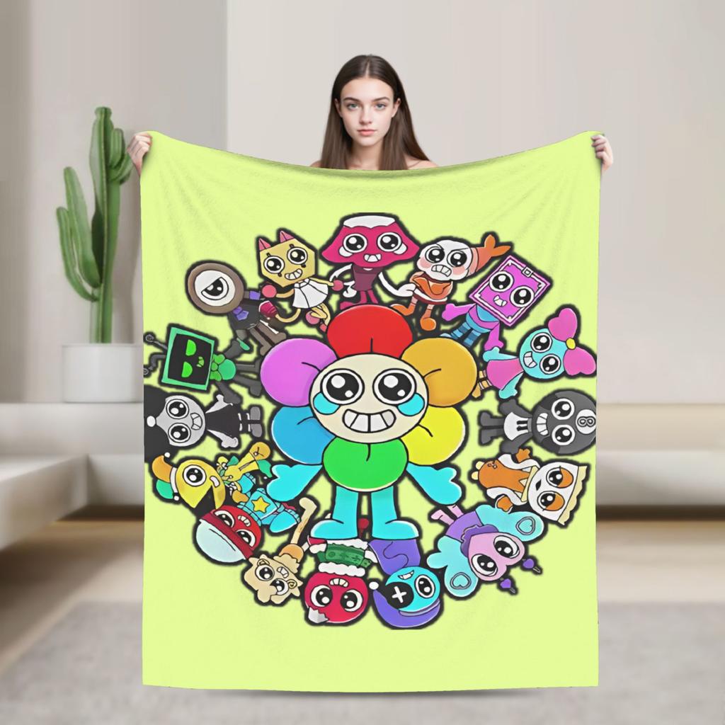 Dandy's World Soft Warm Blanket Goob  Children Plush Throw Blanket Street Trend Living Room Flannel Bedspread Sofa Bed Cover