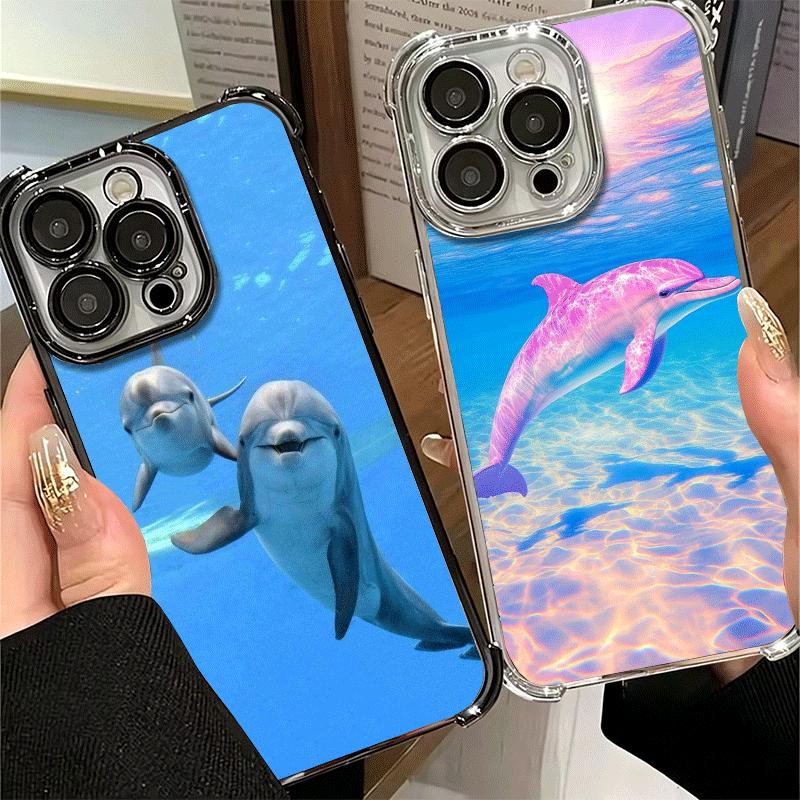 Ocean Cute Dolphin Soft Phone Case For Xiaomi Poco X7 X8 Pro Max X6 X5 X3 F8 Ultra F7 M8 M7 M5S Redmi 15C 15A 15 14C 13C 12C 13