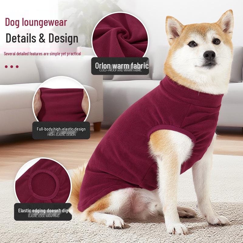 Winter Sleeveless Dog Clothes for Small & Medium Pets – Warm, Comfortable, & Unrestricted Fit
