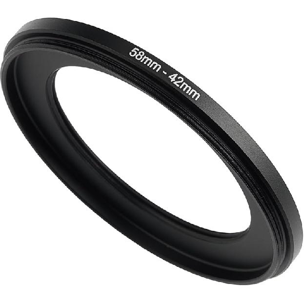 49mm To 58mm Step-Up Ring Filter Adapter for All Brands UV ND CPL Metal Ring Step-Up Rings Adapter Filter (49mm-58mm)