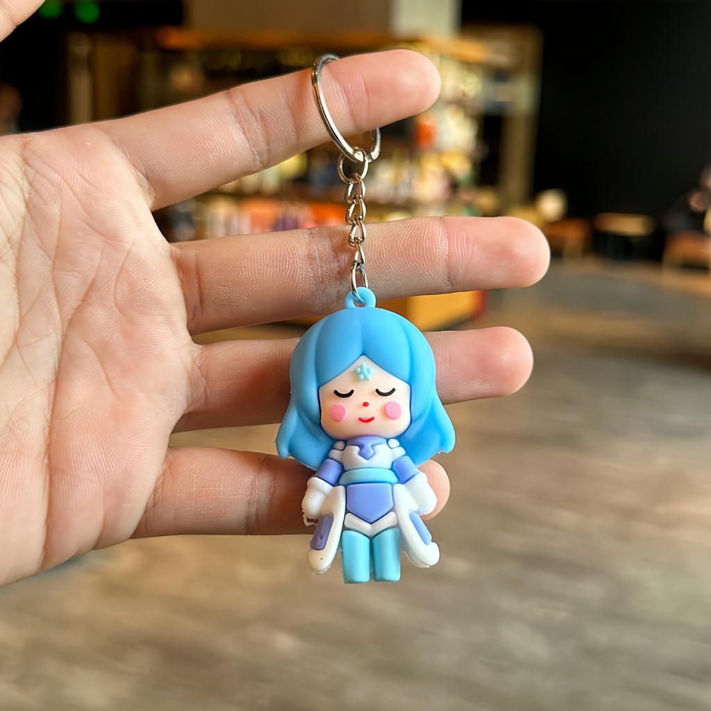 King Of Glory Doll Pendant Keychain Luban Li Bai Soft Plastic Doll Male And Female Couple Keychain Gift