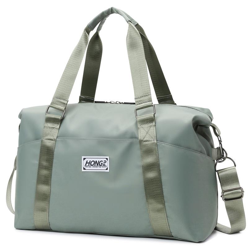 

Большая вместительная спортивная сумка для сухого и влажного хранения, раздельная спортивная сумка для йоги, легкая сумка для коротких поездок зелёный