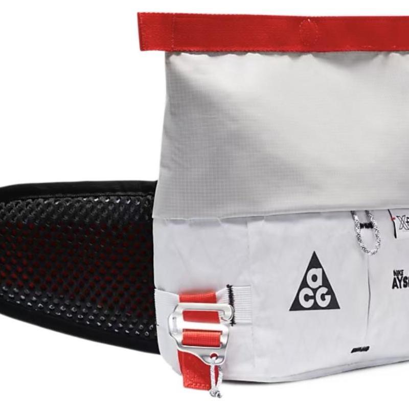 Nike Polyester One Shoulder Crossbody Fanny Pack Unisex White Casual DV4051