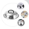 Stainless Steel Pot Lid Lids Replacement Frying Pan Cover Stock for Pots and Pans Griddle Kitchen Metal Portable Outdoor