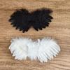 [Cloth Only] 17cm Doll Clothes Black White Feather Wing Pendant Creative Soaring Angel Exquisite Accessories Polyester Cotton 14