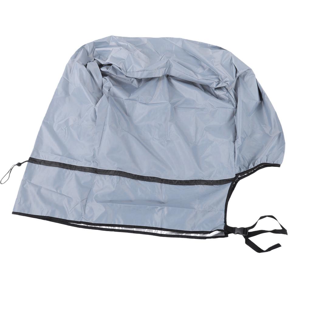 Outboard Motor Dust Cover Water and Sun Proof Outdoor Marine Engine Protector Cover Fit 115 225 Horsepower Motor