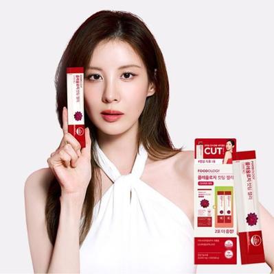[SNSD Seohyun Pick] Choleology Cutting Jelly 10+2 Packets (Pomegranate/Lemon/Kiwi Flavor) / Blood Sugar / Carbohydrates / Body Fat CUT