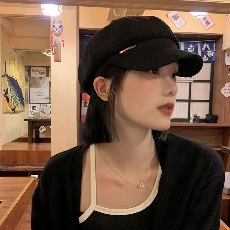 Chic Beret Black Hat For Women Versatile For Autumn Winter And Wear Everyday