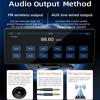 9.3” Portable CarPlay Android Auto Car Radio Multimedia Video Player Touch Screen With Remote Control Rearview Camera