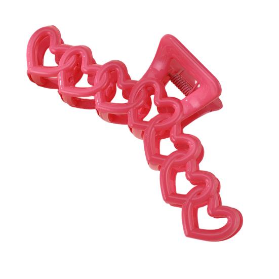 Women Hair Claw Hollow Heart Design Strong Hold Non Slip Hairpins Back Head Shower Hair Clips Hair Accessories