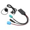 Bluetooth AUX IN Cable Auxiliary Input Adapter Handsfree Microphone Replacement for Megane 2