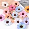 10/20/50PCs Artificial Flowers 3.5cm Silk Fake Flowers Heads for Home Room Dceor Wedding Marriage Decoration DIY Gifts Accessory