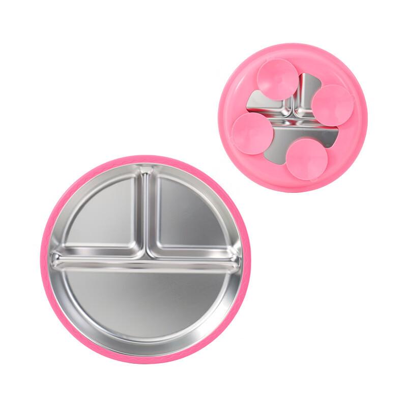 Children s Stainless Steel Silicone Dinner Plate