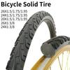 Pneu sólido para bicicleta 20/24/26 polegadas x1.50/1.95/1 3/8 pneus sólidos para bicicleta pneu 26 polegadas MTB Anti Perfuração para pneu de bicicleta de estrada