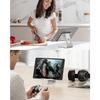 Adjustable Tablet Stand Folding Stand Desktop Aluminum Base Stand - Silver
