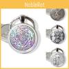 Elegant Seven Archangels Time Gem Keychain Fashionable Zinc Alloy Bag Charm