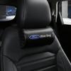 Car Carbon Fiber Headrest Seat Pillow For Ford ST Fiesta Focus Mk2 3 4 Edition Mondeo Fusion Ecosport Head Support Protector Pad