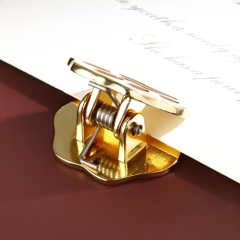 1/4Pcs Metal Cat Paw Binder Clips Bill Binder Clip Foldback Notes Letter File Paper Clip Binding Securing Clip Office School