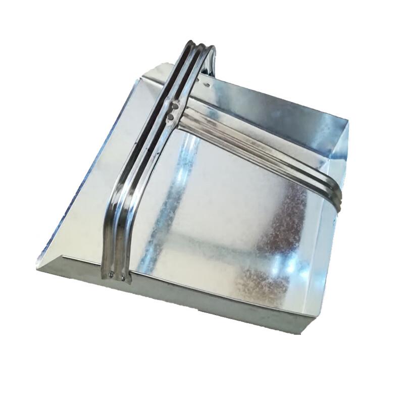 Hongman Heavy-Duty Flat-Handle Iron Dustpan