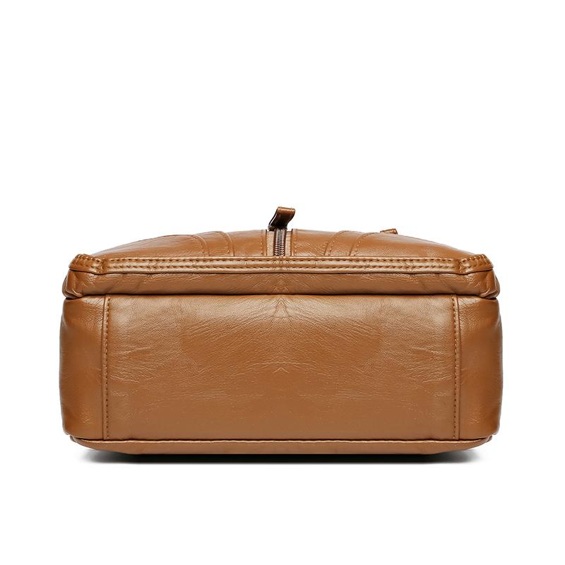 Geantă de damă cu buzunare multiple Geantă pătrată mică Pu de capacitate mare Geantă crossbody Geantă de umăr pentru mamă de vârstă mijlocie