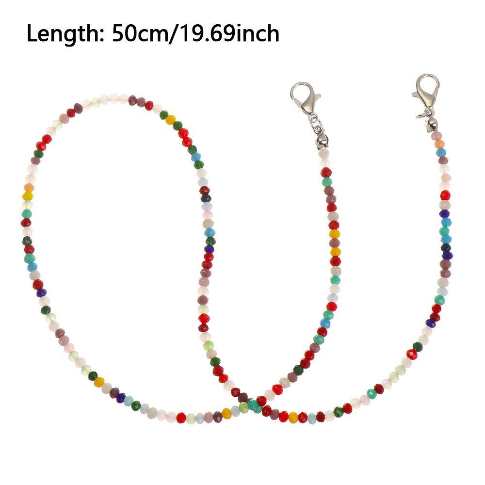 1 Stück Mode Retro Perlen Brillen Sonnenbrillen Lesebrillen Kette Brillenband mit Quasten Nackenband Kordel Kette Brillen