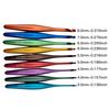 9 Pcs 3.5mm-8.0mm Crochet Needle Set Ergonomical Crochet Hook with Case Knitting Needle Crochet Supplies for Craft