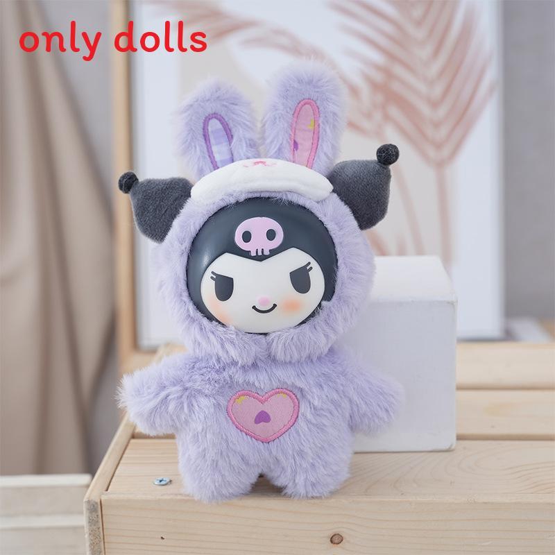 

Adorable Kuromi Melody Plush Keychain With Rabbit Ear Design For Girls And Kids Kuromi