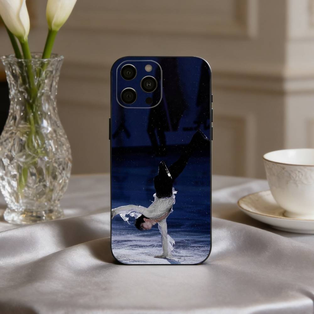 4A Jump Legend H-H-Hanyu Y-Yuzuru Phone Case For iPhone 17,16,15,14,13,12,11 Plus,Pro Max,XS,Soft Silicone Black Cover