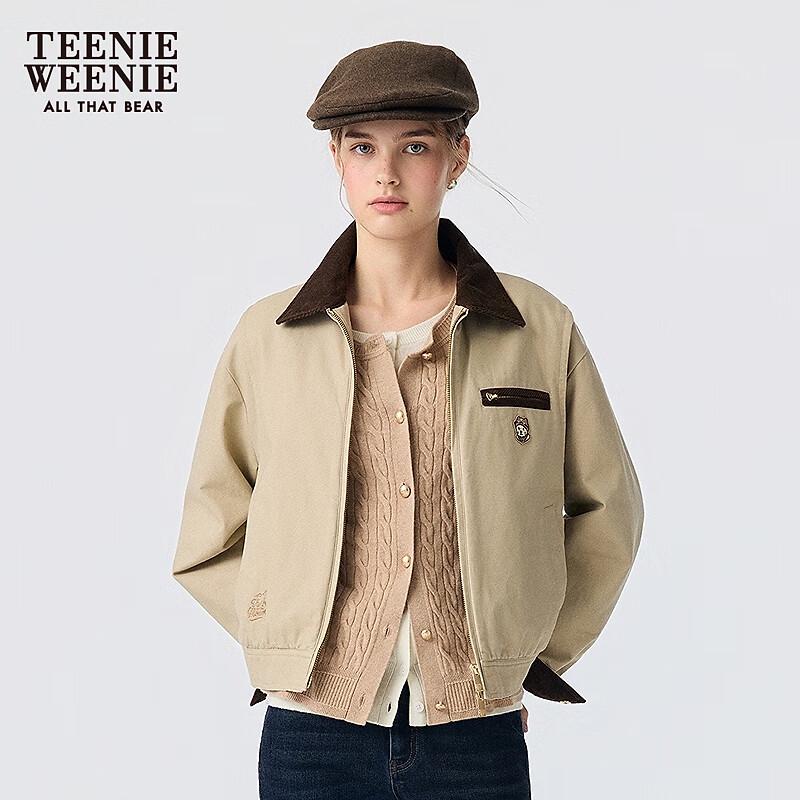 Teenie Weenie Women's Casual Corduroy Short Padded Jacket
