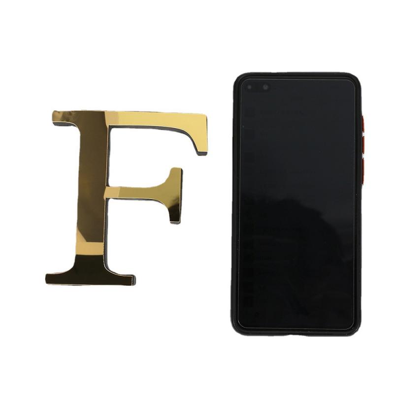 

Self-adhesive Wall Sticker Durable Fashionable Multi-function Demand Eye-catching Highest Evaluation Luxury Golden Mirror Decal 26