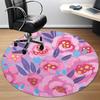 1pc Floral Pattern Chair Carpet for Office - Durable, Ideal for Chair Mats, Stylish & Functional Decorative Rug Yy260203056