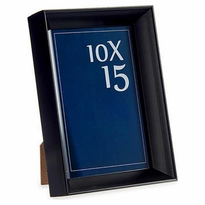 Photo Frame - Black - Plastic - Glass - Set of 6 Units
