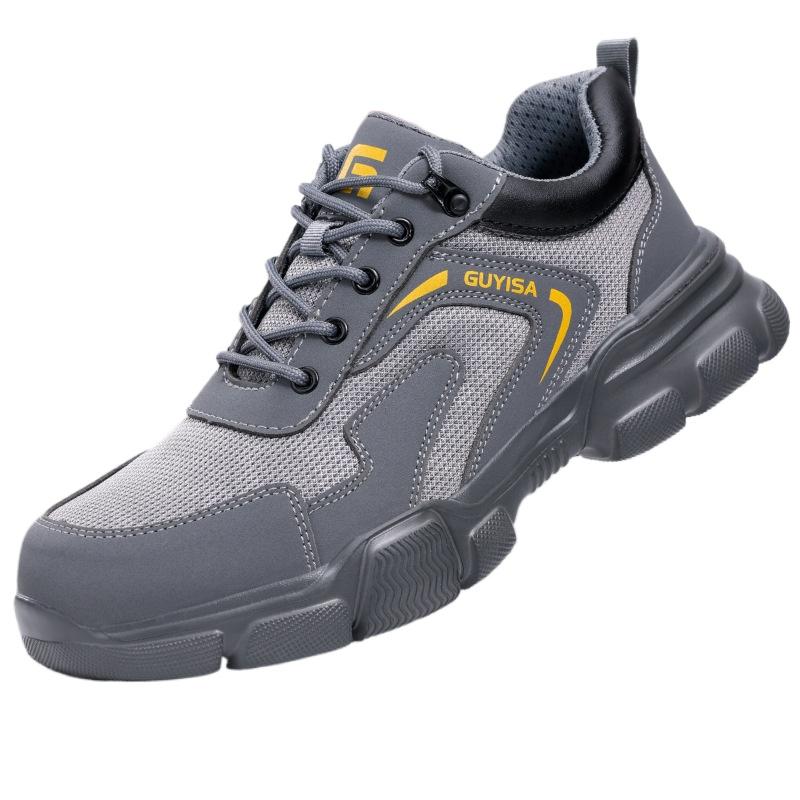 Labor Insurance Shoes Are The Same for Men and Women, Fashionable and Safe Steel Bag Head, Anti-smashing, Anti-piercing and Wear-resistant Shoes.