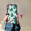 Palm Tree Leaves Phone Case Silicone PC+TPU For For iPhone  11 12 13 14 15 16 Plus Pro Max Cover