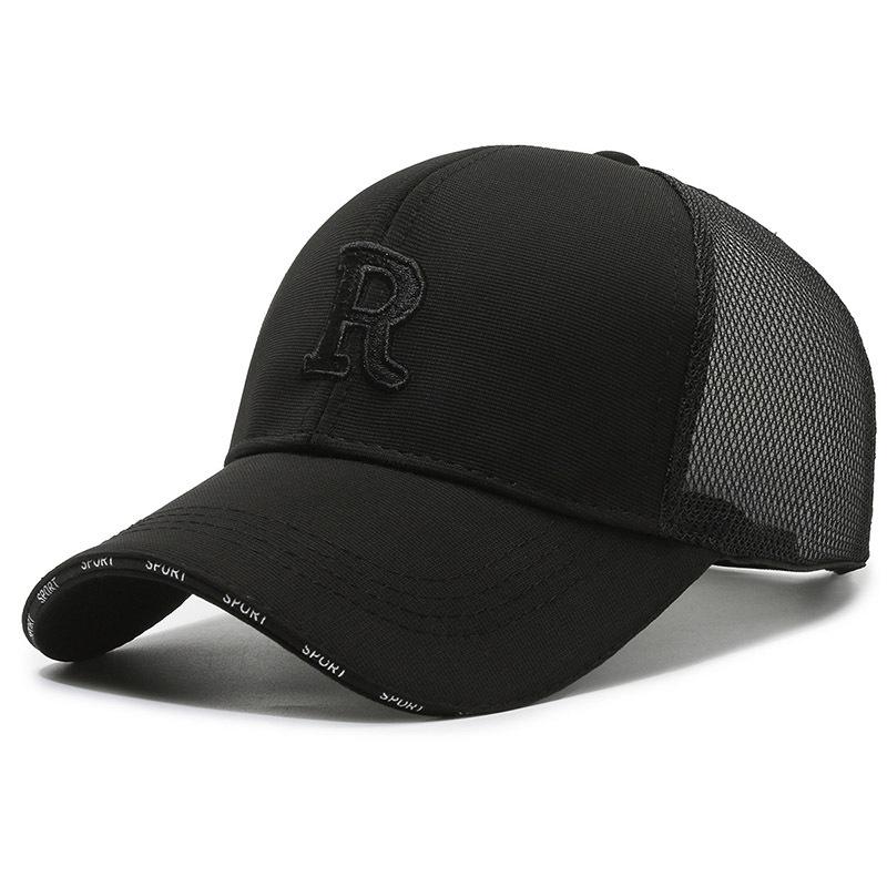 Hat New Summer Men and Women Korean Version of the Outdoor Embroidery Baseball Cap Staircase Cloth Hundred with Letters Duck Tongue Hat Sun Hat