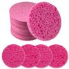 30 Pezzi di Spugnette Facciali Circolari, Spugnette Detergenti Compatte Progettate per la Rimozione del Trucco, l'Esfoliazione e la Pulizia