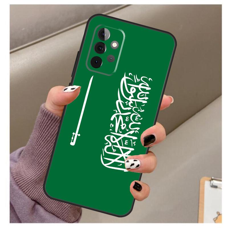 Flagge Saudi-Arabien Hülle Für Samsung Galaxy A34 A54 A14 A06 A16 A26 A36 A56 A12 A32 A52 A13 A33 A53 A15 A35 A55