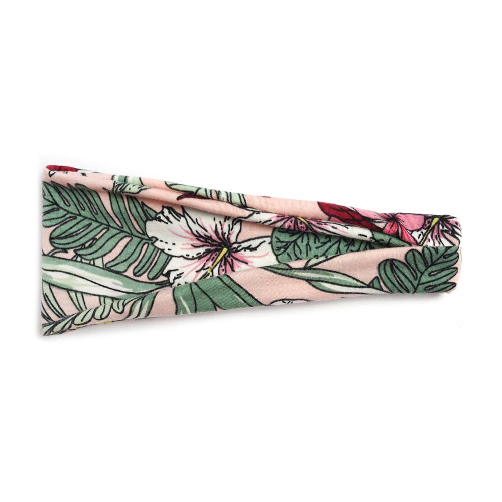 Women'S Sports Headband Yoga Headband Sweat Absorbing Belt Antiperspirant Wide Edge Printed Headscarf Hair Accessories