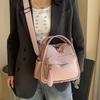 New lightweight casual bag shoulder bag women's hand-held nylon bag fashionable versatile commuter messenger bag