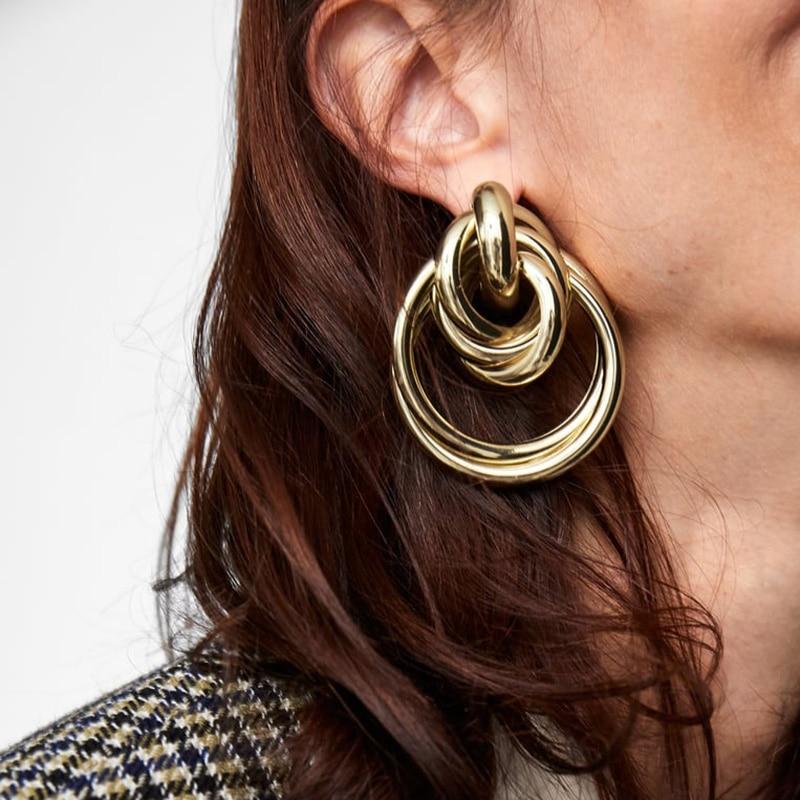 Pendant Metal Drop Earrings Fashion Brand Jewelry Drop Earrings For Women Wholesale