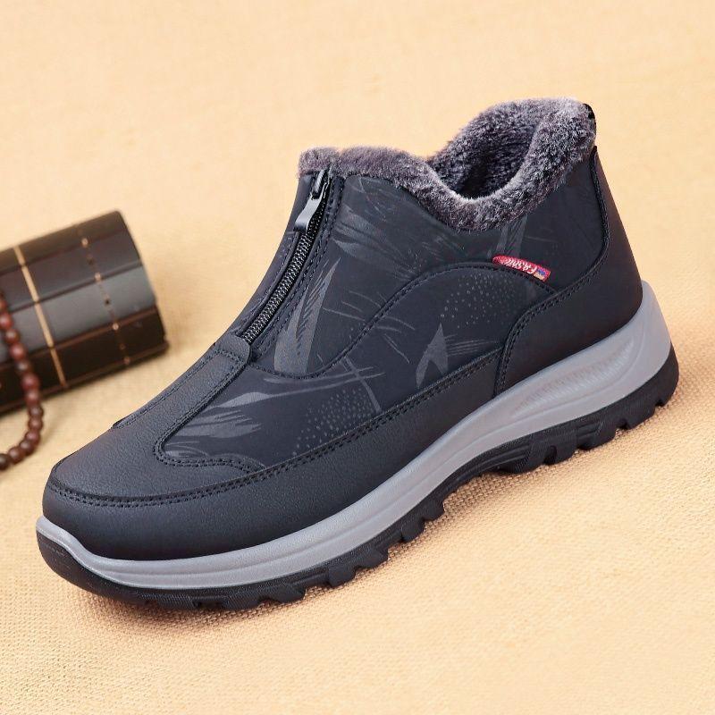 Winter men s shoes fleece warm cotton shoes men s cloth shoes men s and women s sports shoes men s 39