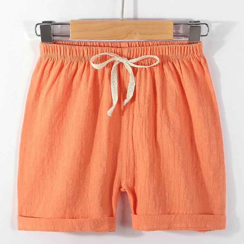 New Summer Cotton Linen Shorts for Kids: Baby and Children’s Outfit for Boys and Girls, Ages 1-9